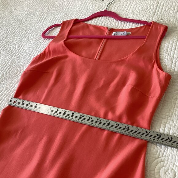 Céline CELINE Sleeveless Sheath Dress PENCIL DRESS Size M Coral - Picture 6 of 11